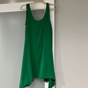 BCBG Max Azria Emerald Green Swing Dress